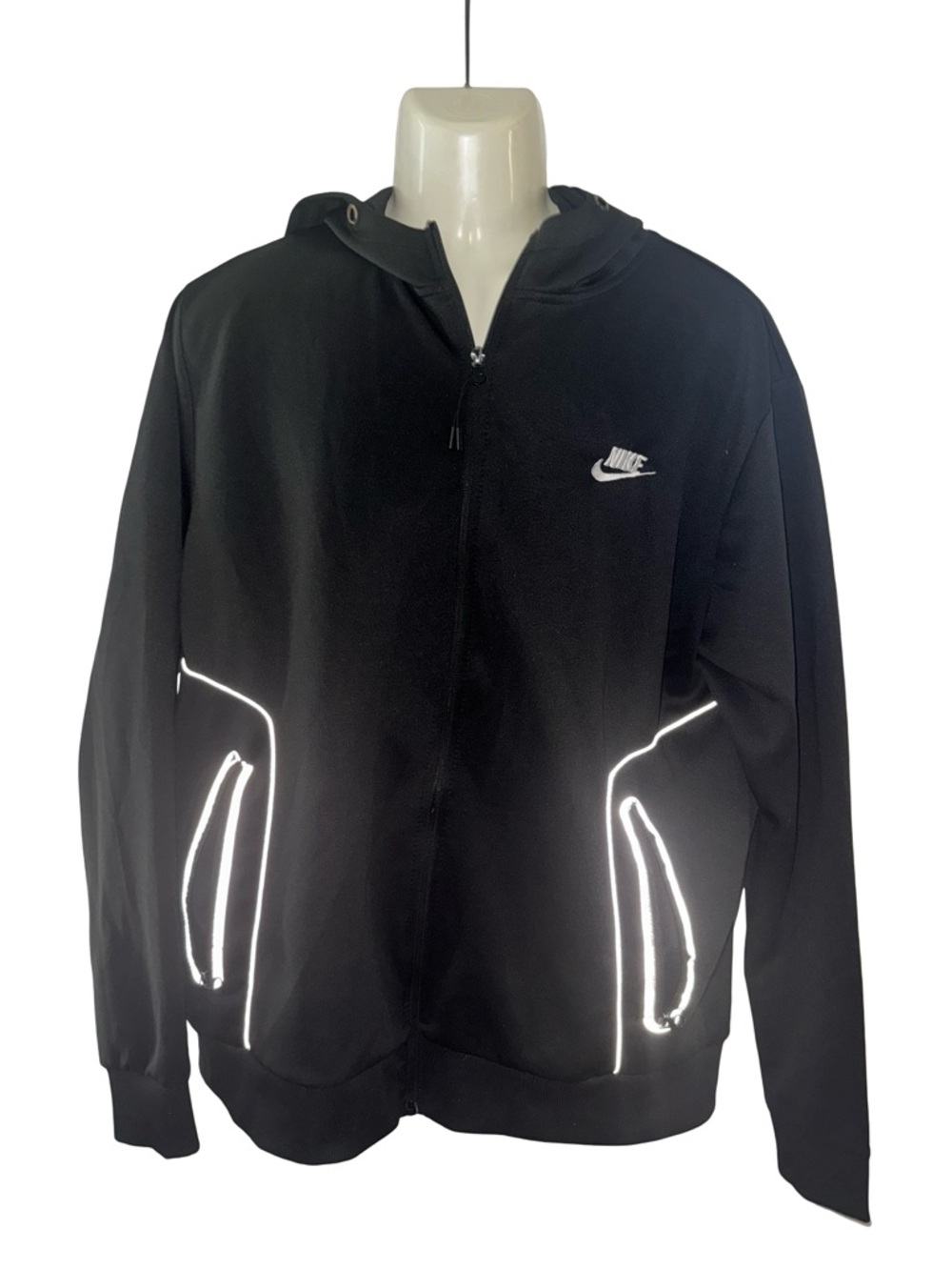 Custom Nike Black hoodie Jacket